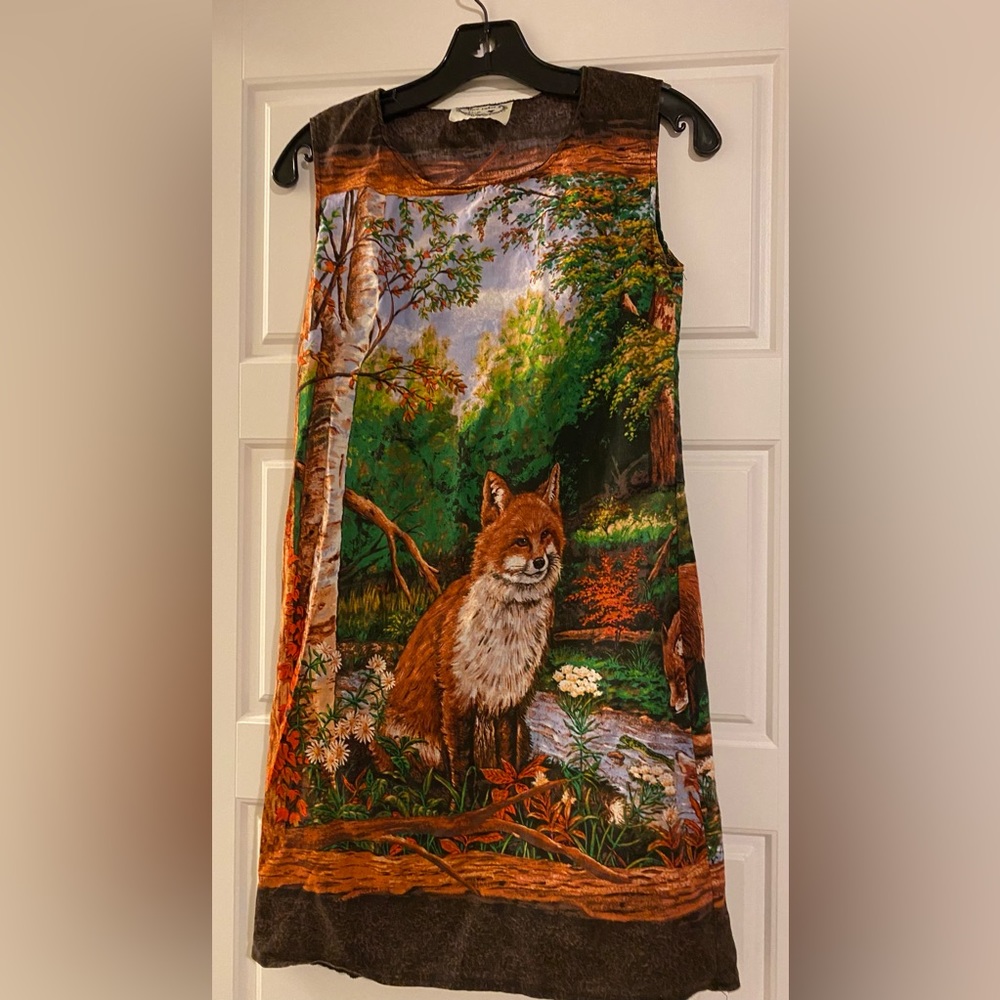 Alice takes a trip 100% cotton dress small